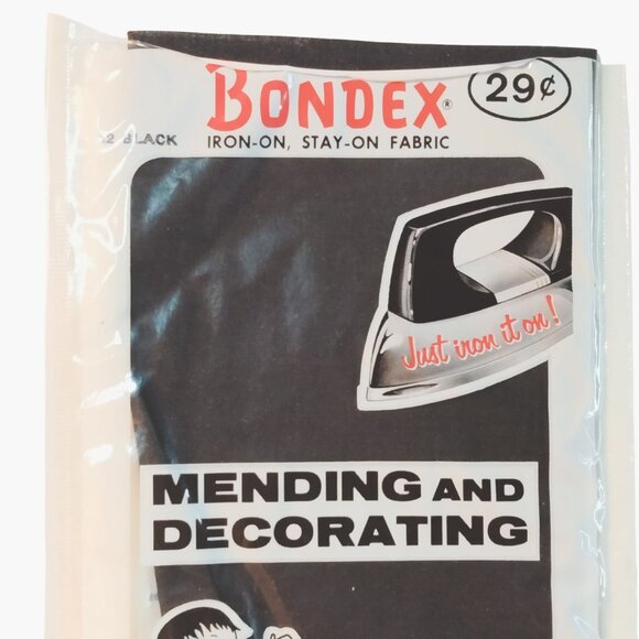 Bondex Iron On Patch Stay On Fabric 7x12 Black  Mending Decorating - Picture 6 of 14